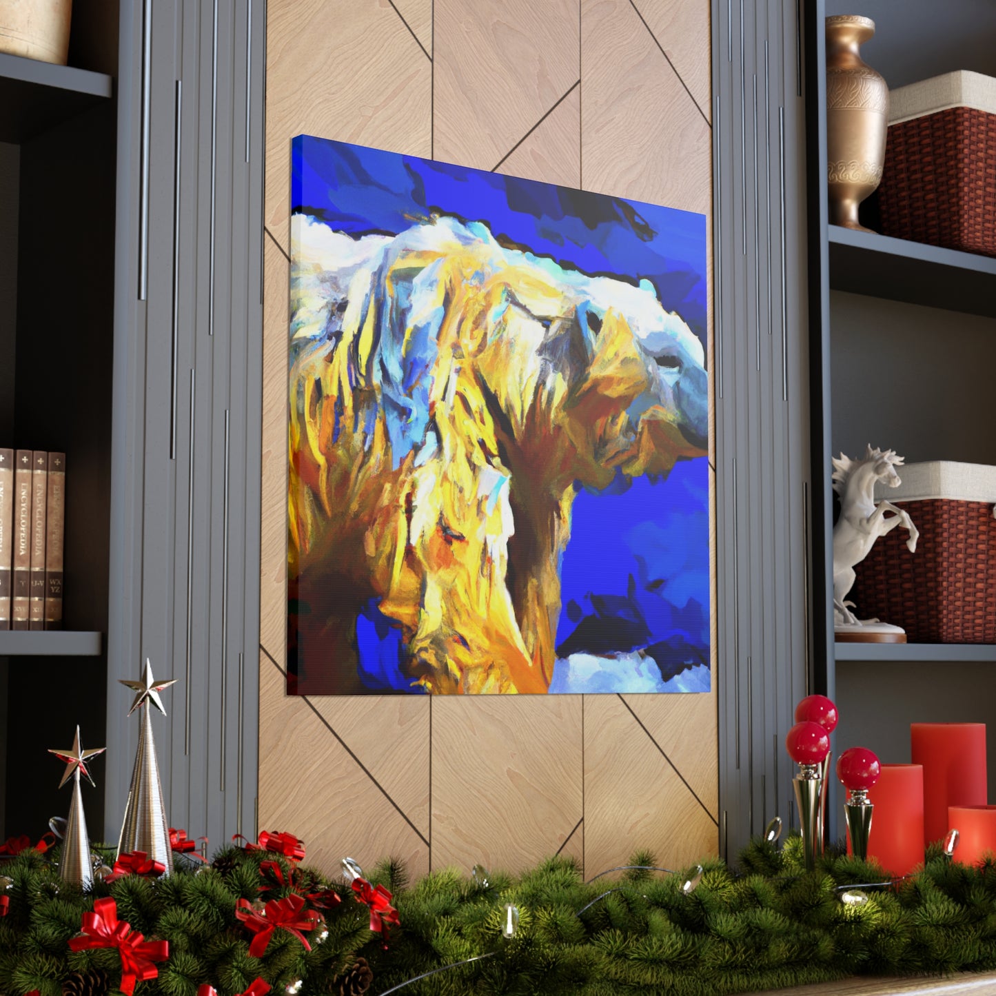 Polar Bear in Hues - Canvas