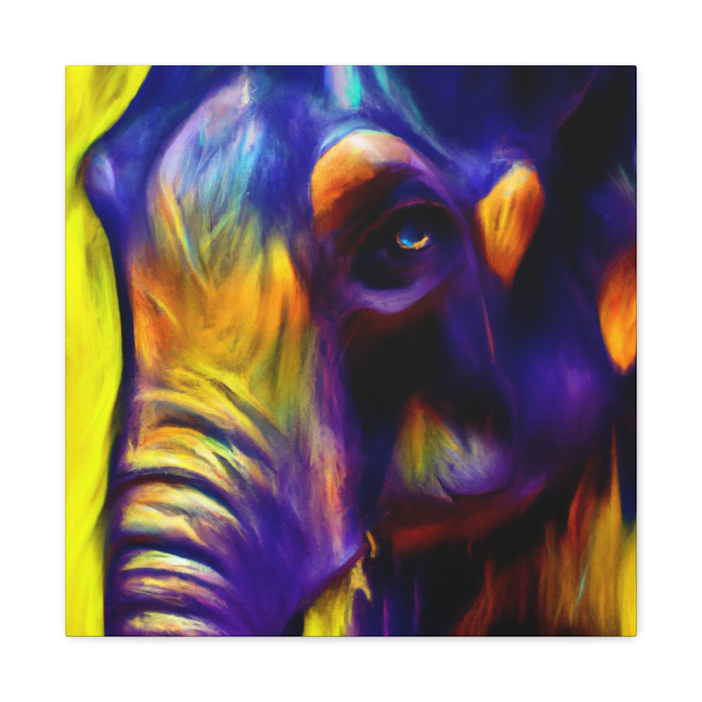 "Indian Elephant Majesty" - Canvas