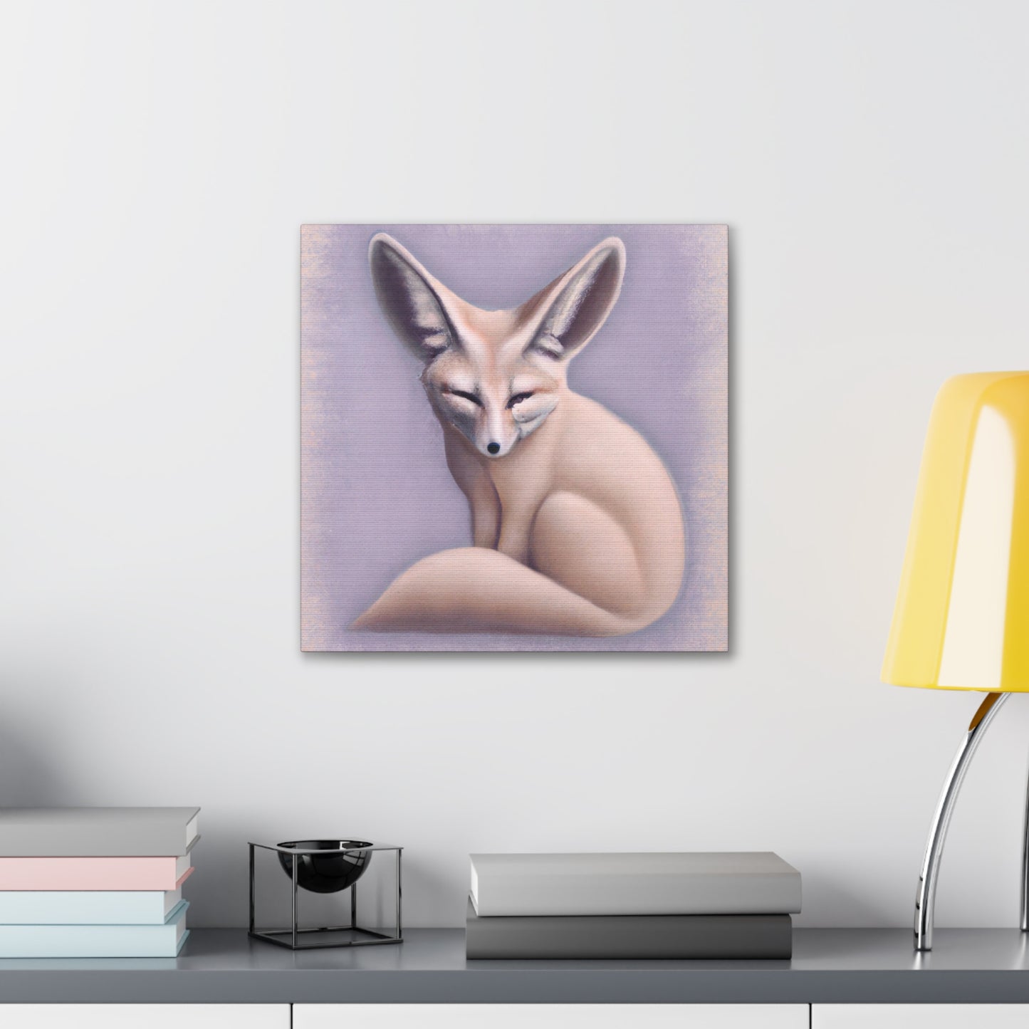 Fennec Fox Art Deco - Canvas