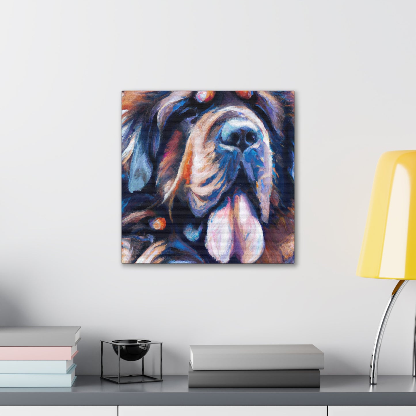 Fur and Sunset Mastiff - Canvas