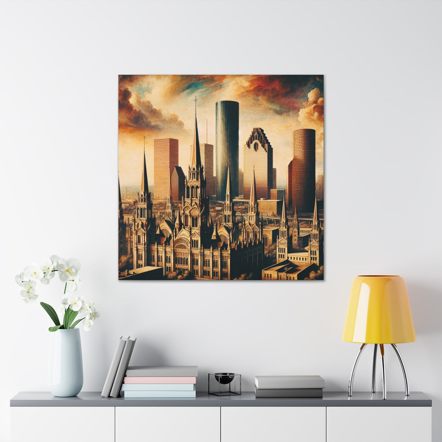 "Texan Urban Renaissance Splendor" - Canvas