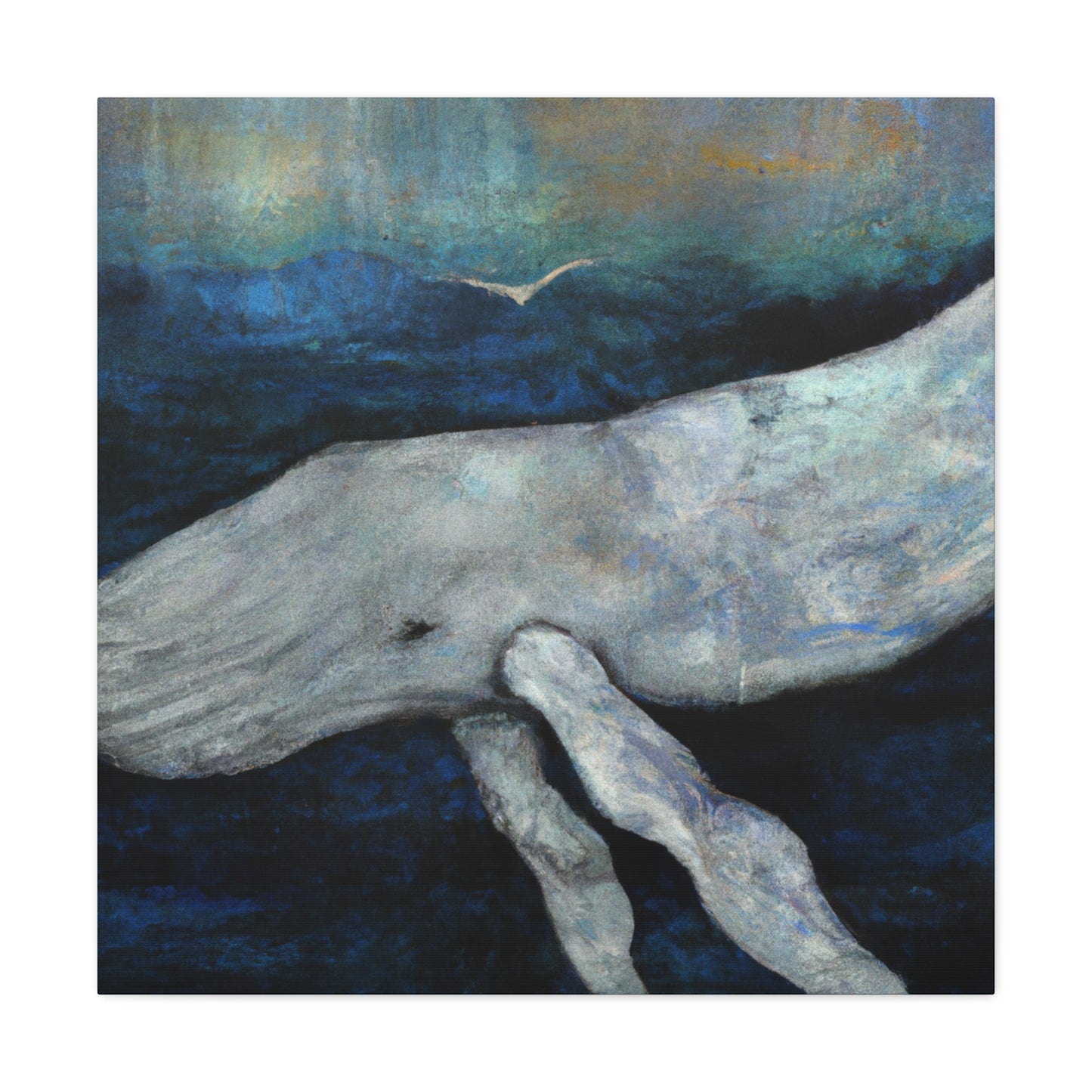 Whale of an Artwork - Canvas