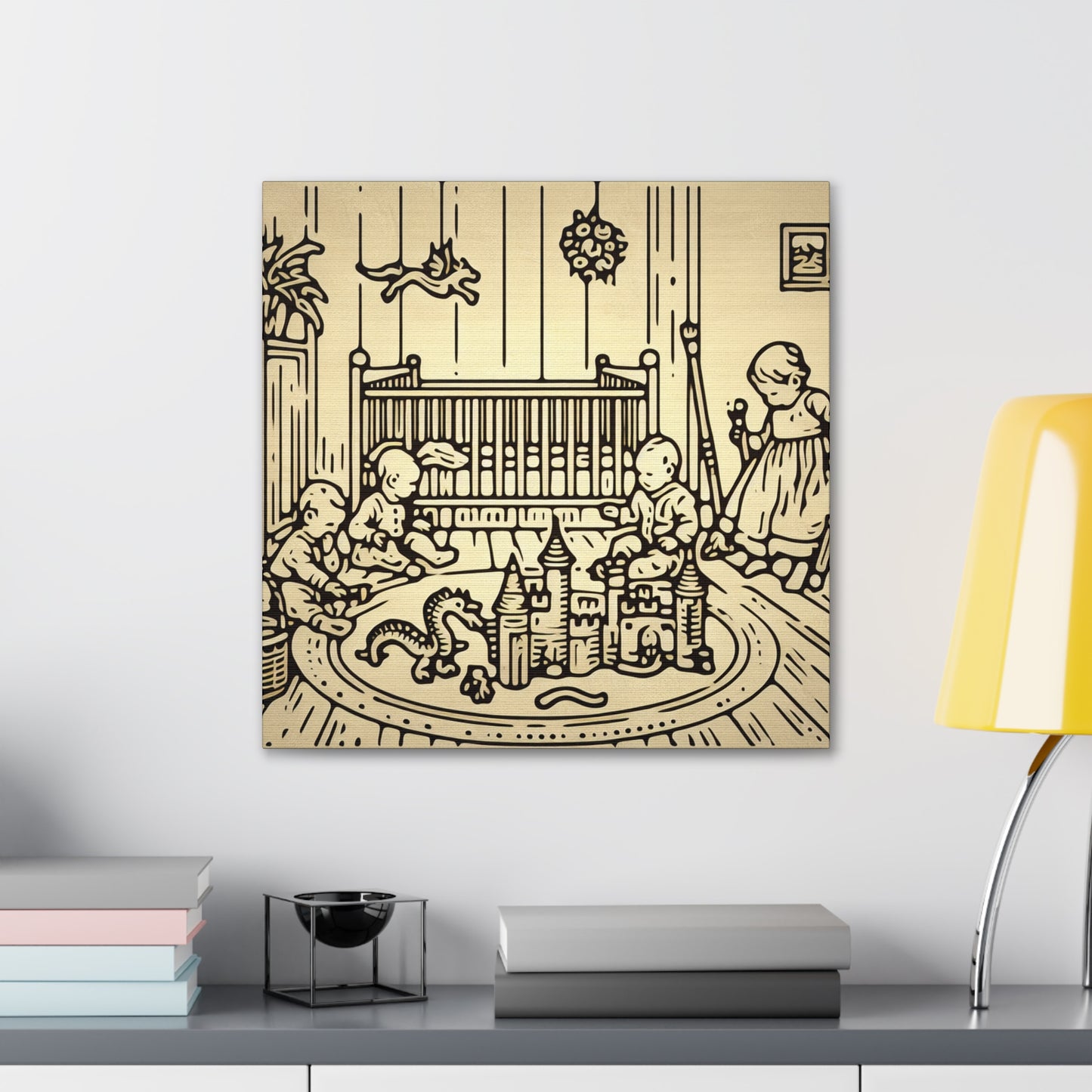 Dragon's Castle Dance - Canvas