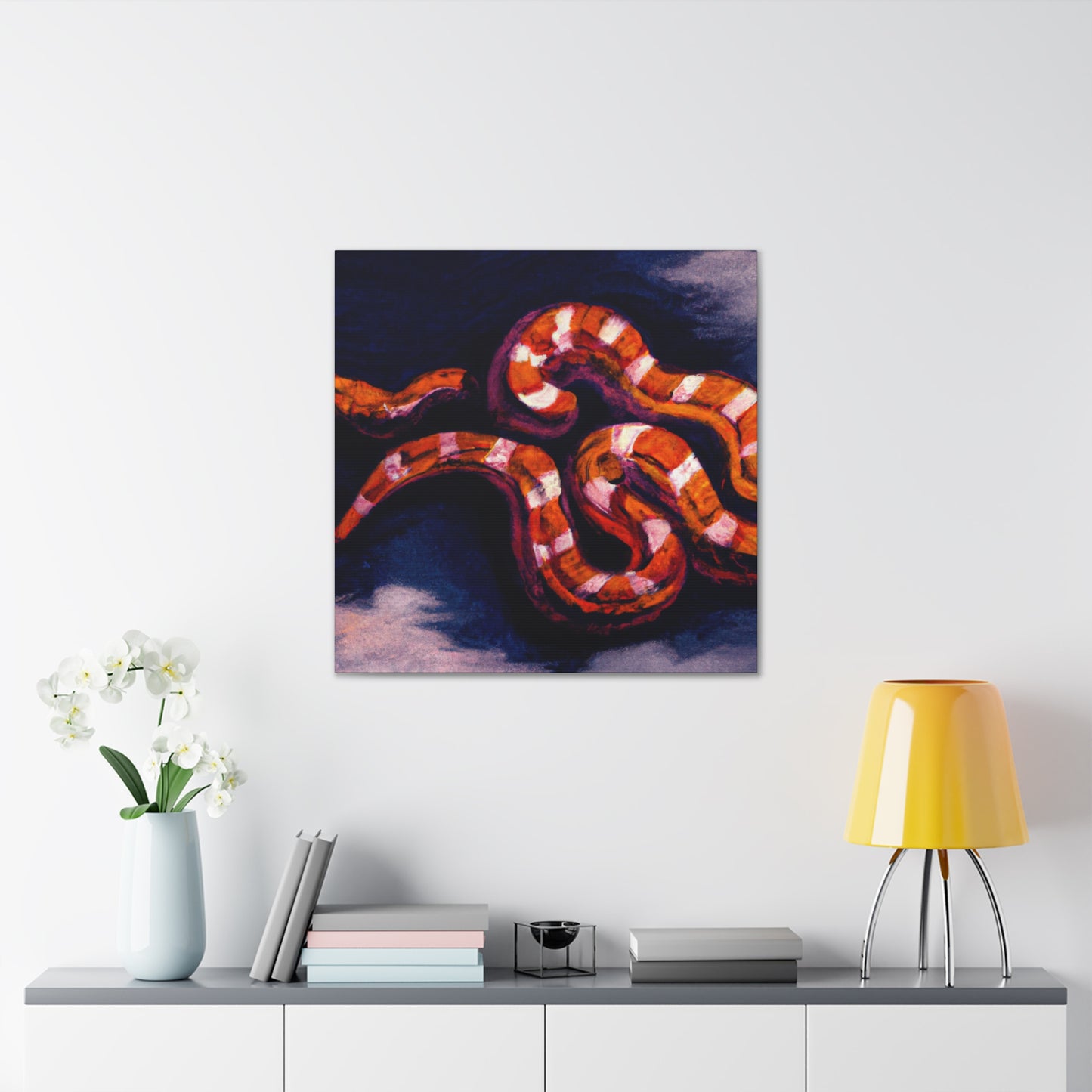 "Corn Snake Contemplation" - Canvas