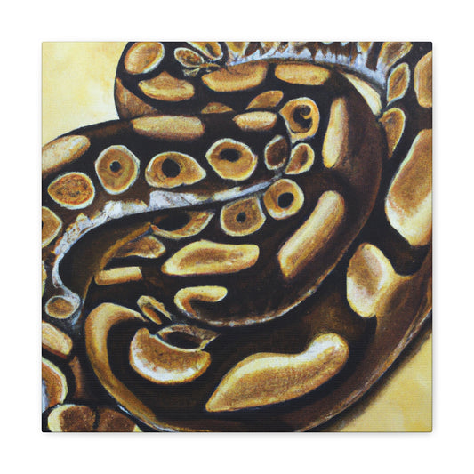 "Snakeskin Slither Slice" - Canvas