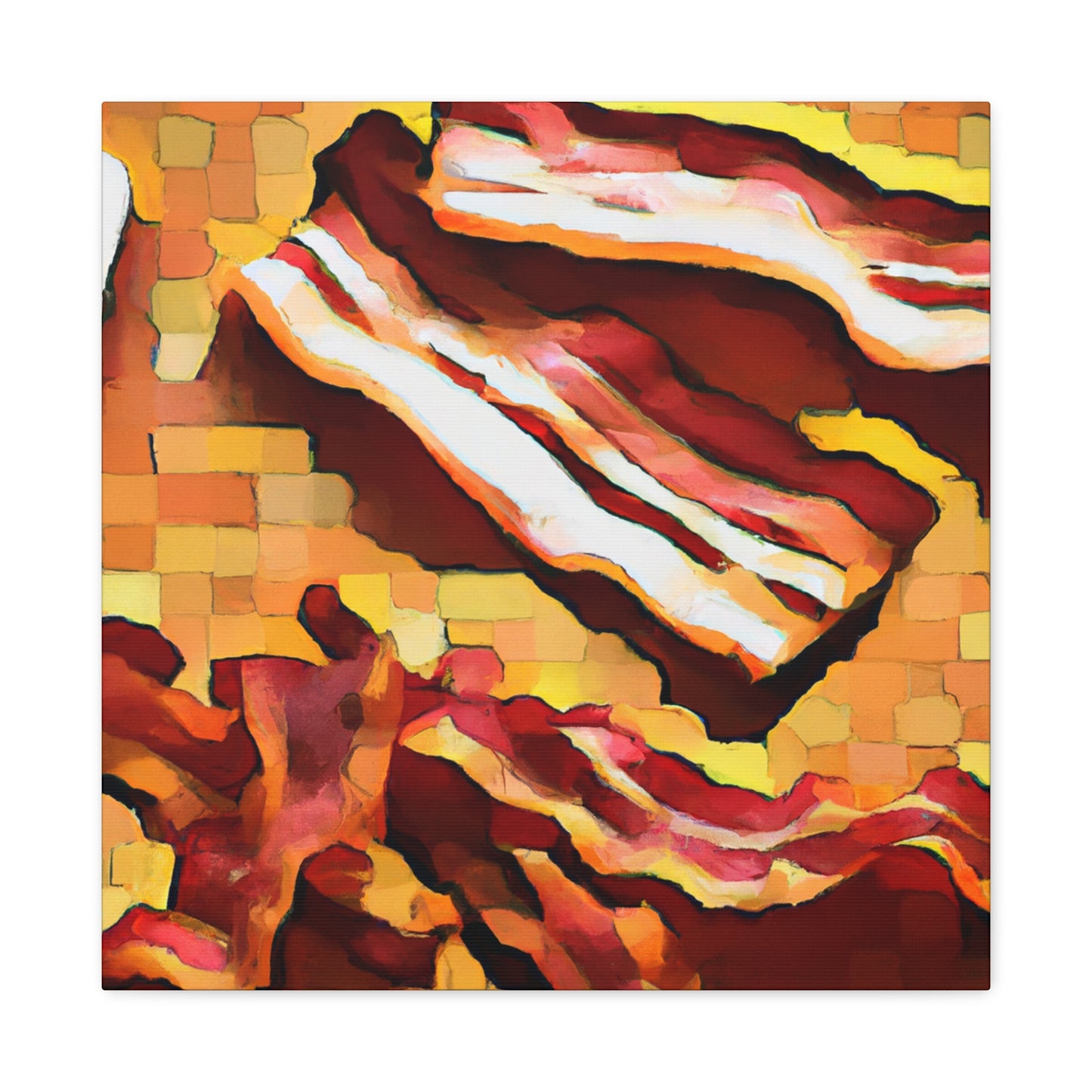 Bacon in Art Deco - Canvas