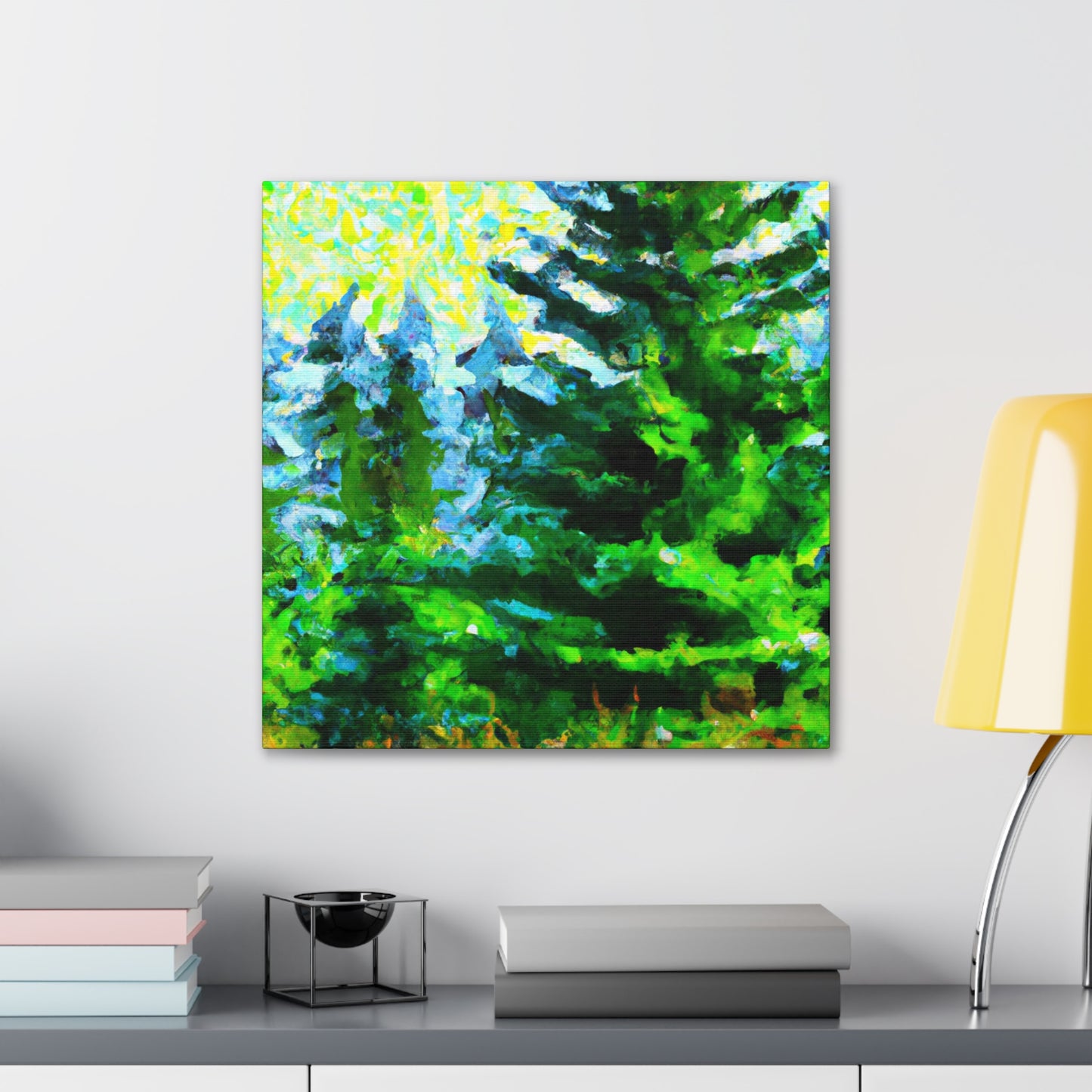 Spruce in Impressionism - Canvas