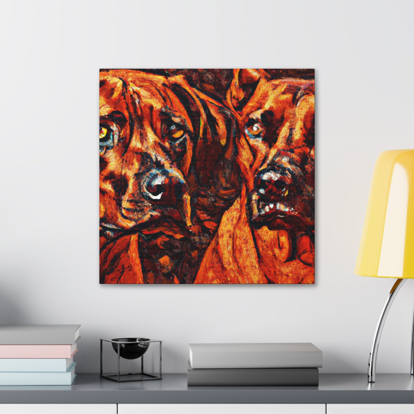 "Ridgeback in Reflection" - Canvas