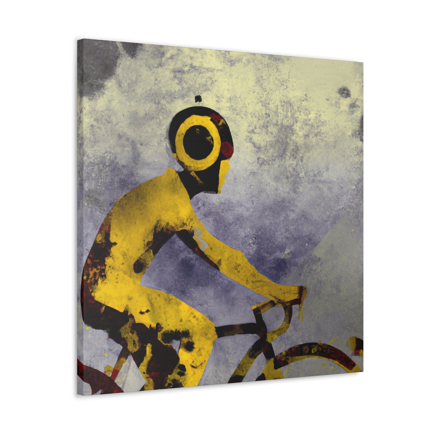 Biking Through Nature - Canvas