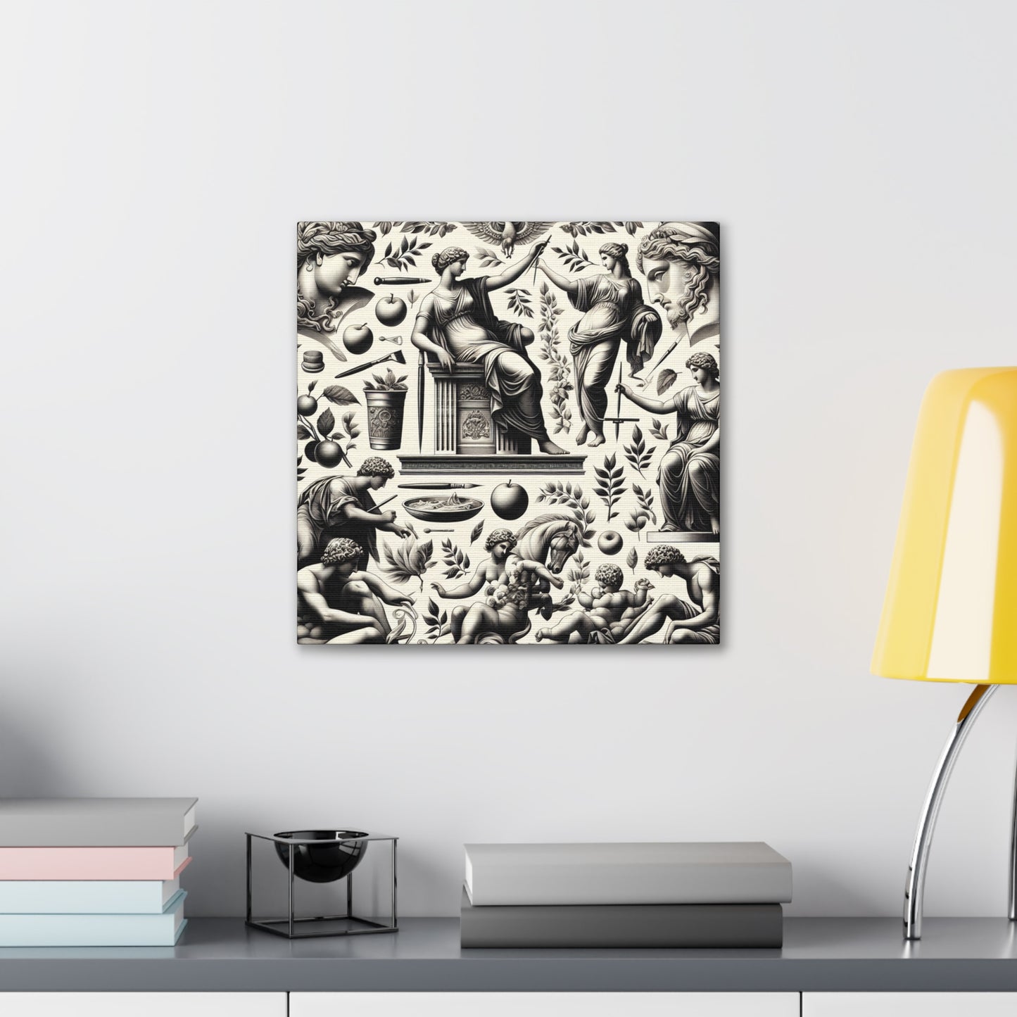 "Ethereal Marble Symphony" - Canvas