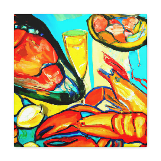 "Seafood in Fauvism" - Canvas