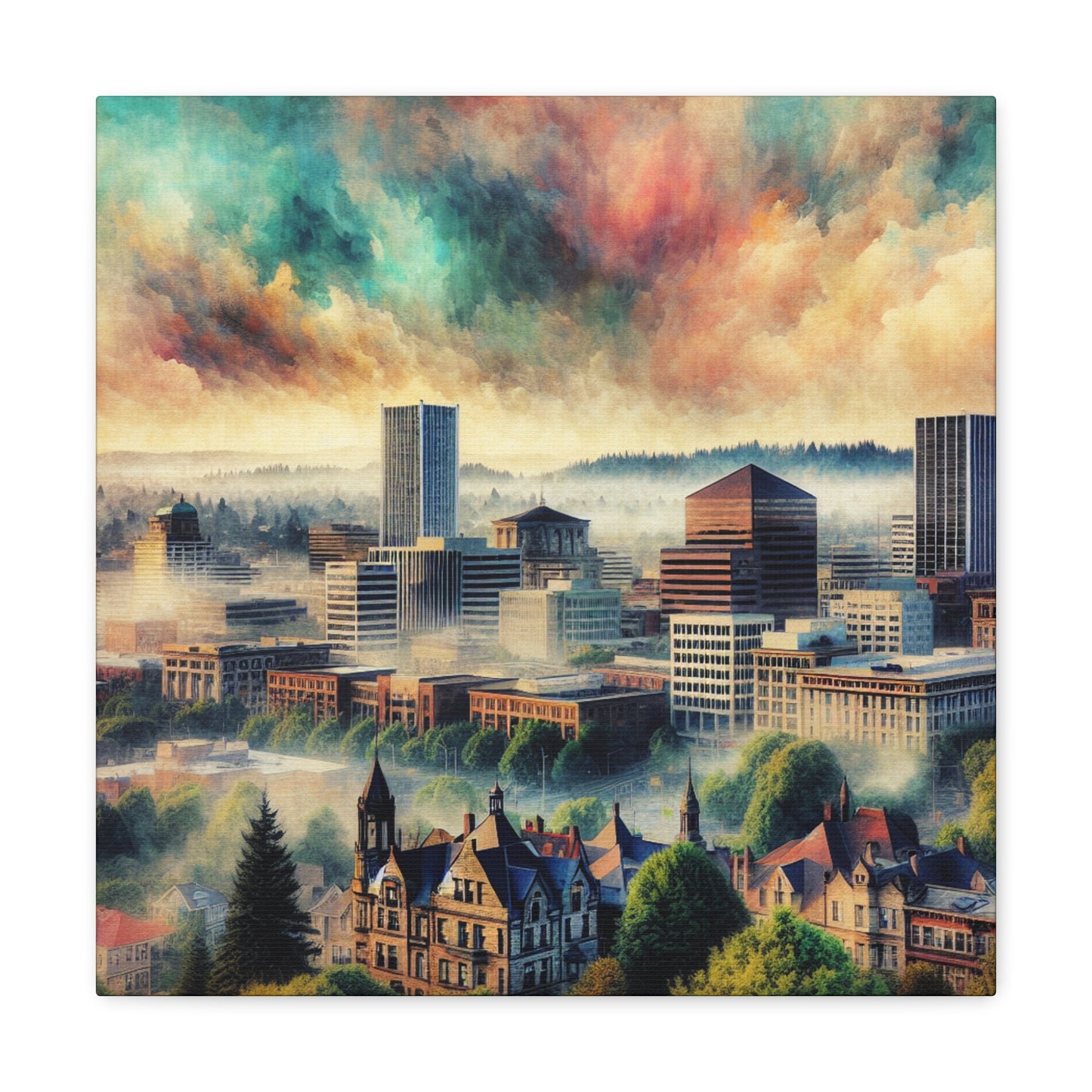 "Enchanting Portland: A Renaissance" - Canvas