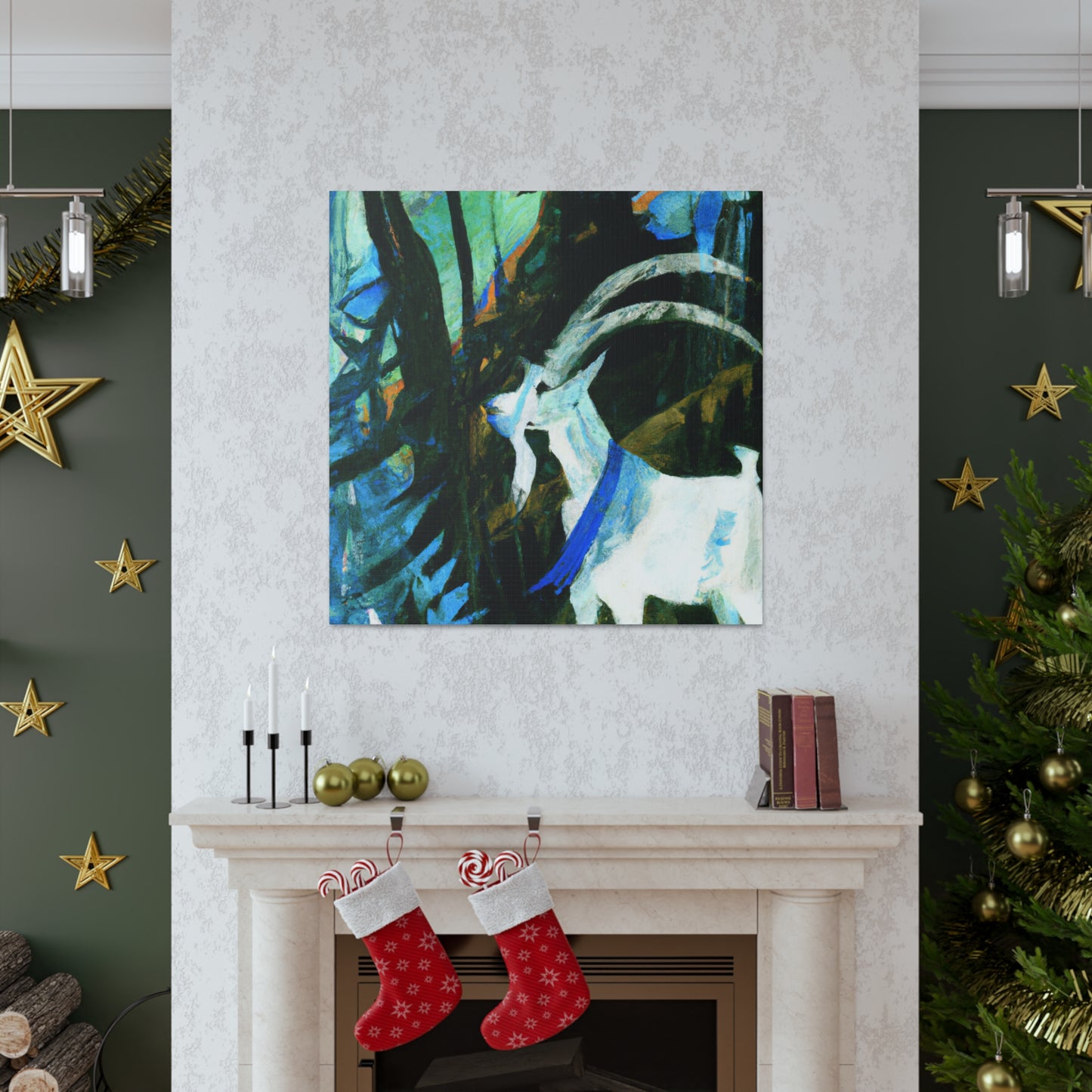 Mountain Goat Grandeur - Canvas