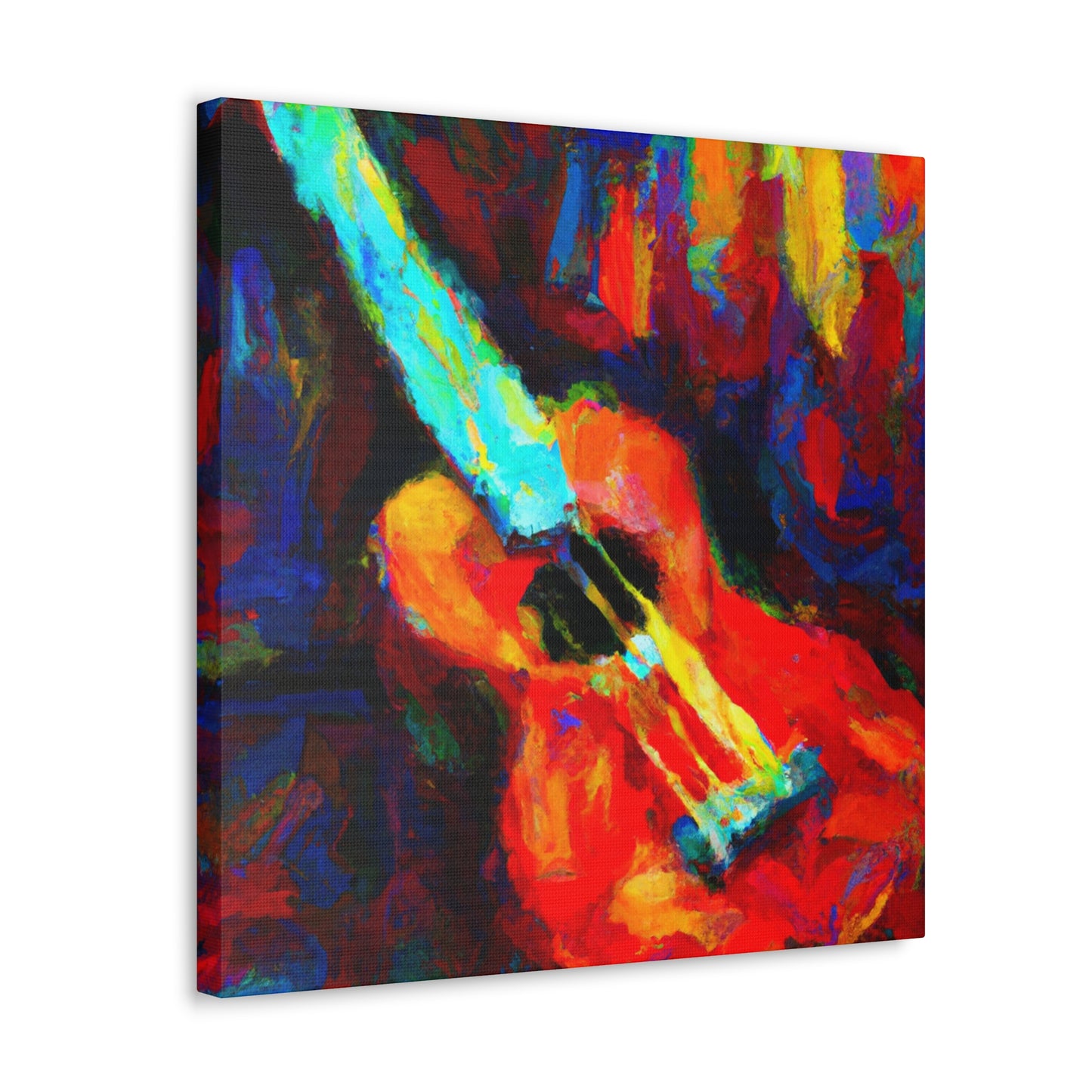 "Ukelele at Sunrise" - Canvas