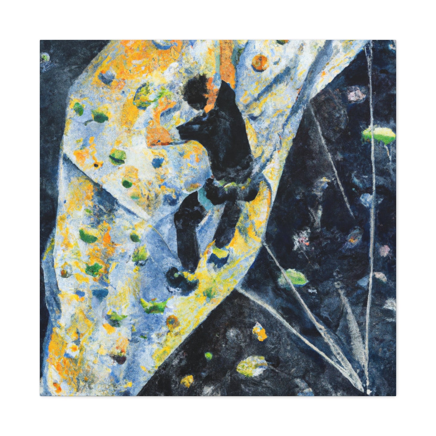 Rock Climber's Ascent - Canvas