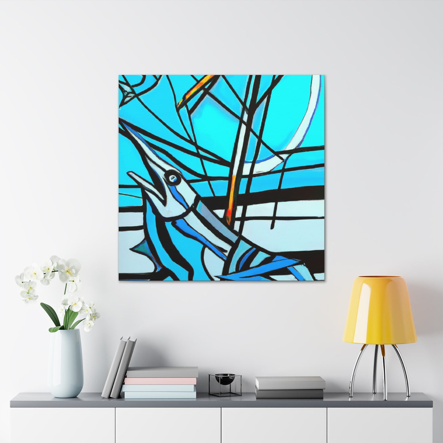 Sailfish Sails Beyond - Canvas