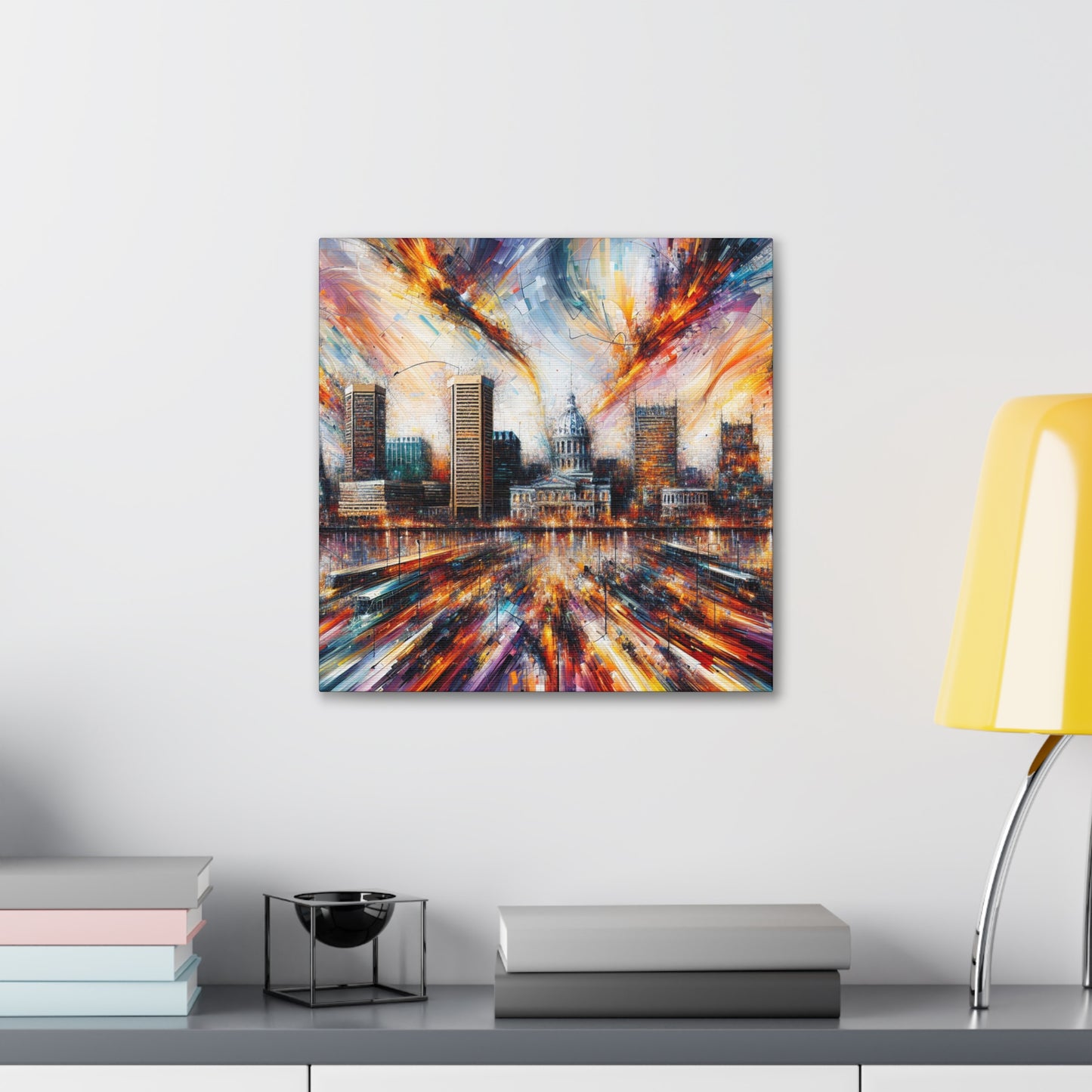 Urban Charm Unveiled - Canvas