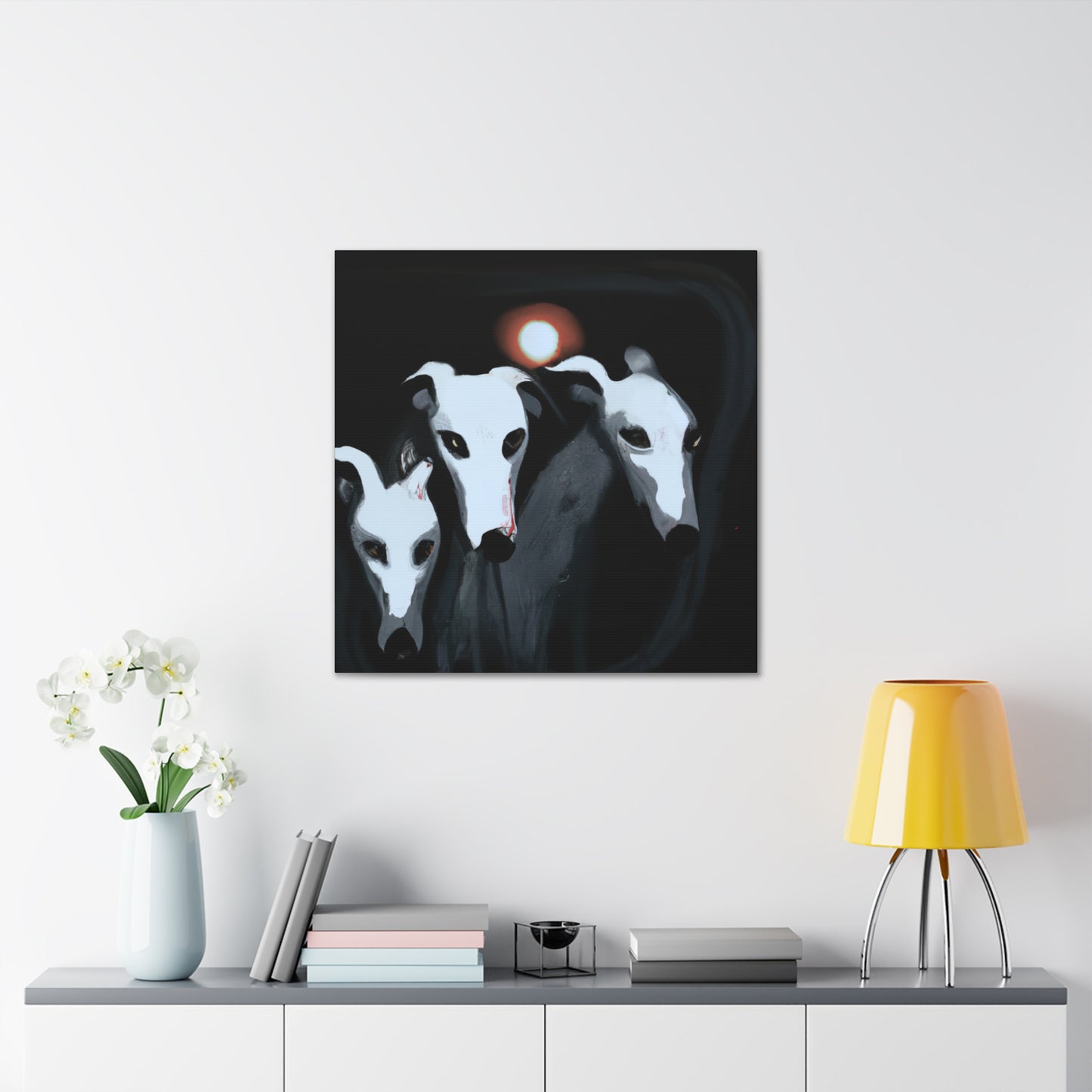 "Noble Greyhound Dreaming" - Canvas