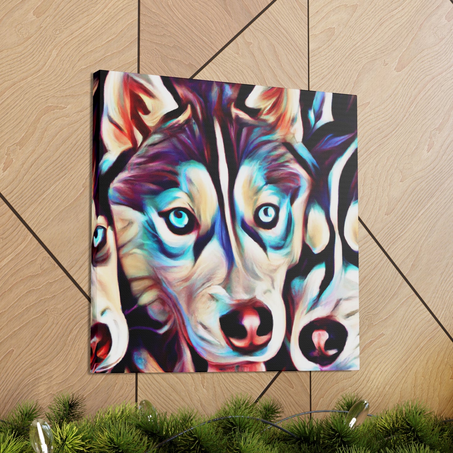 Siberian Husky Majesty - Canvas