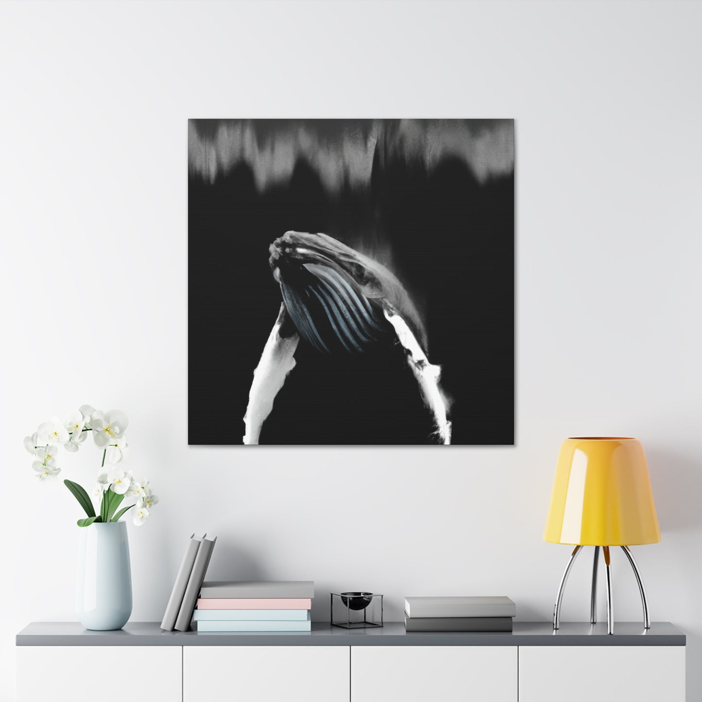 "Majestic Humpback Whales" - Canvas