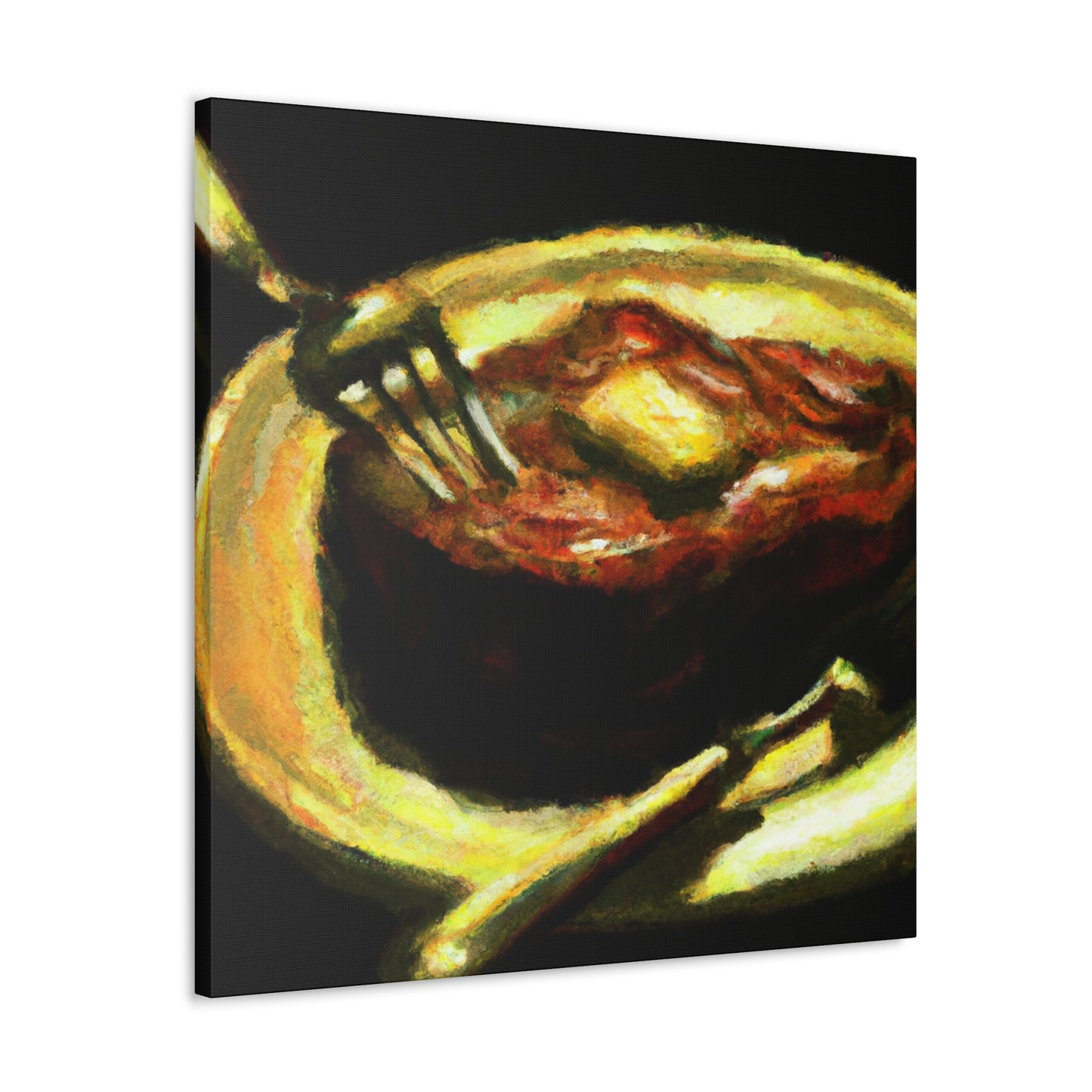 Meaty Impressionist Feast - Canvas