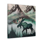 Moose Majestic Majesty - Canvas