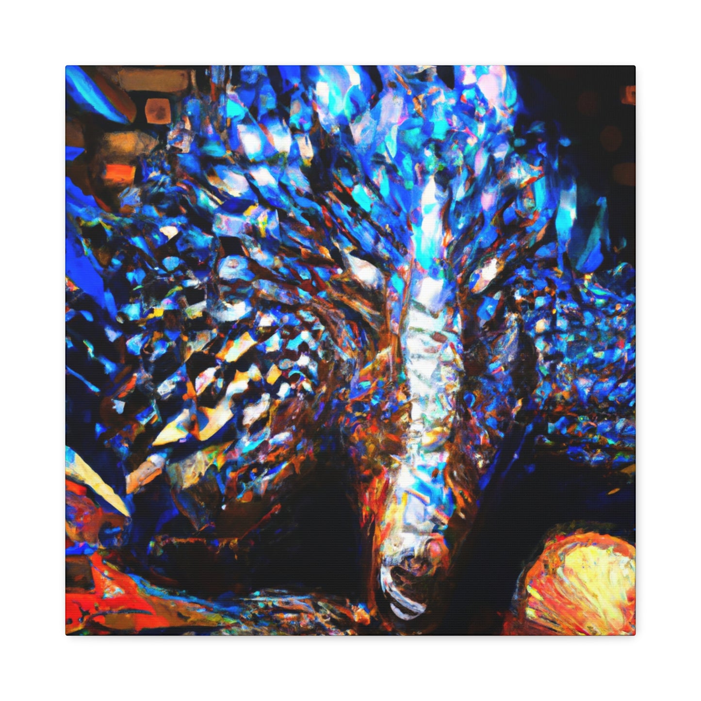 "Pangolin in Expressionism" - Canvas