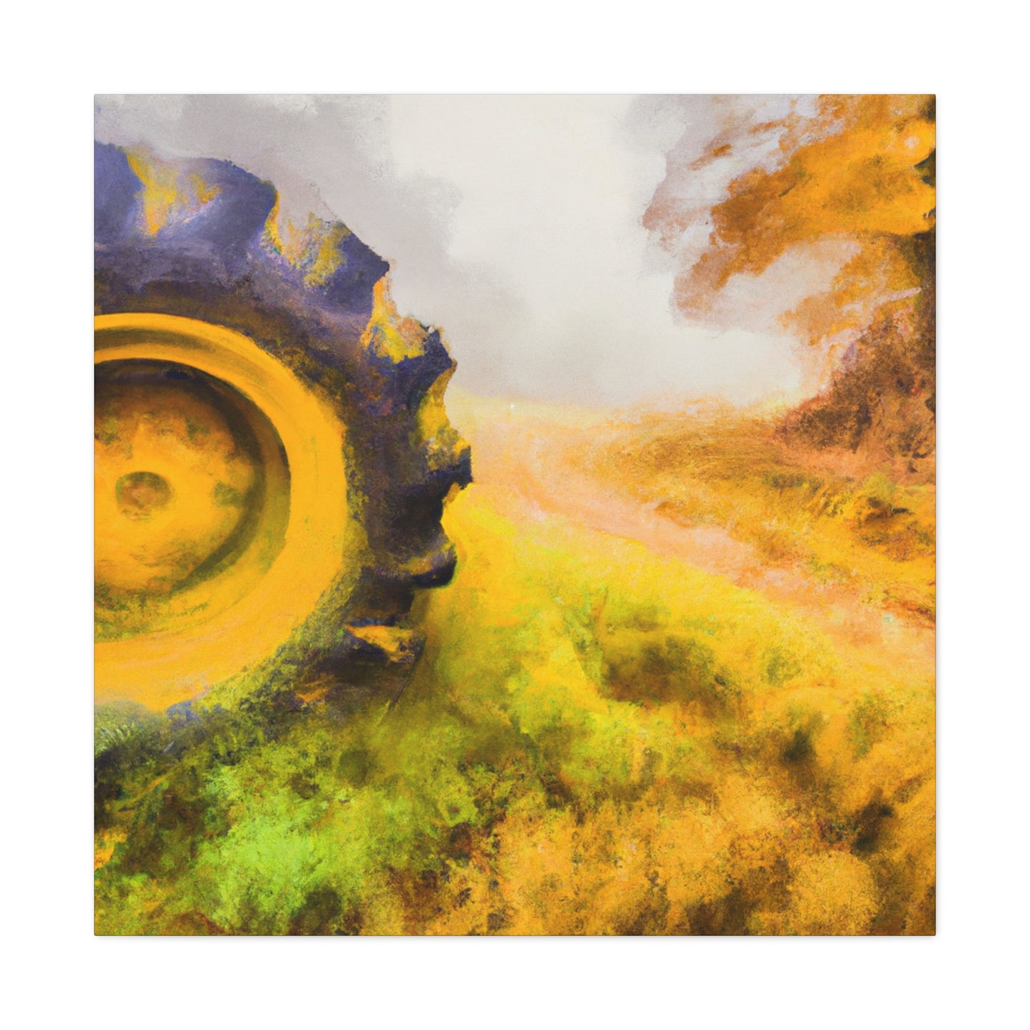 Tire of Strength Poster - Canvas