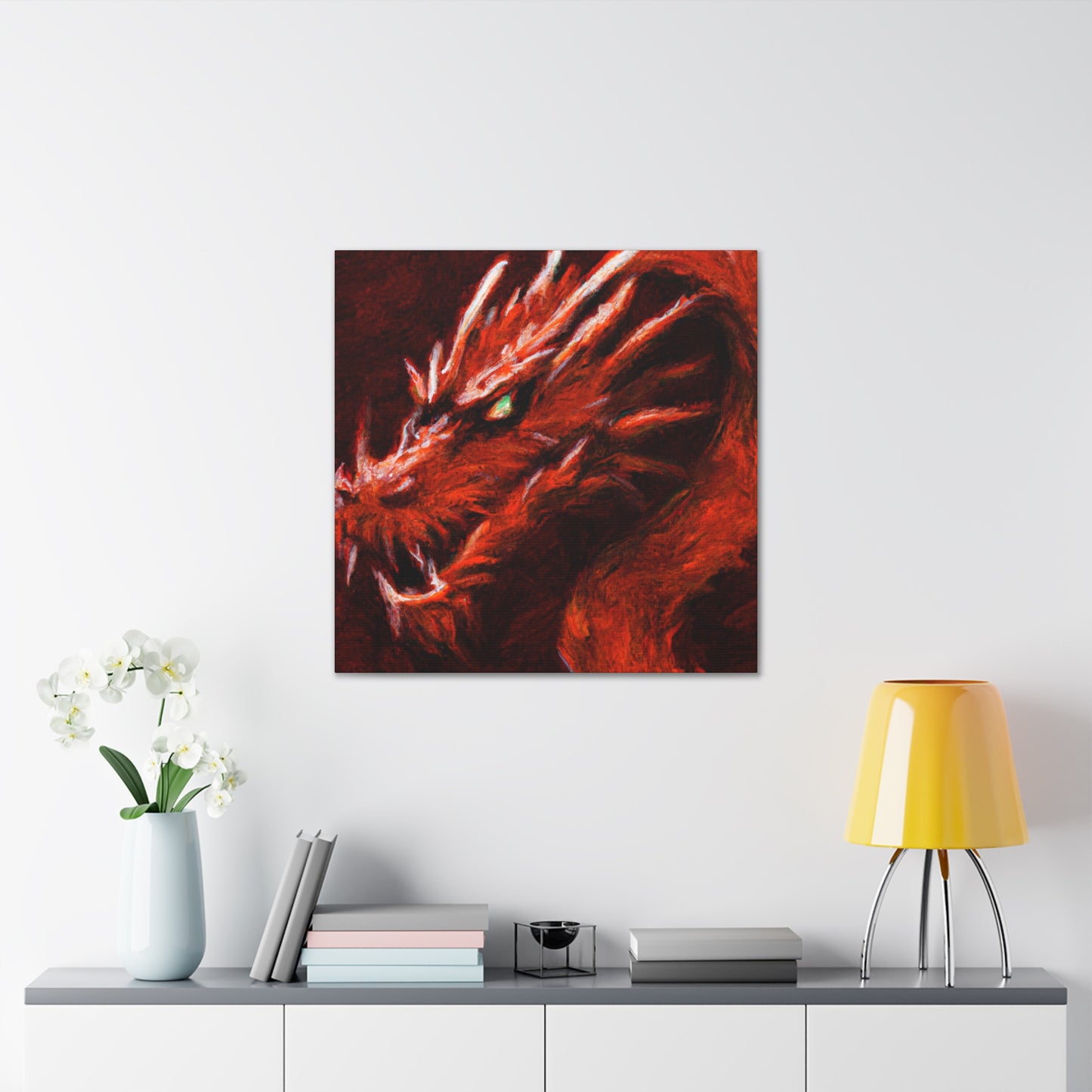 "Dragon's Majestic Majesty" - Canvas