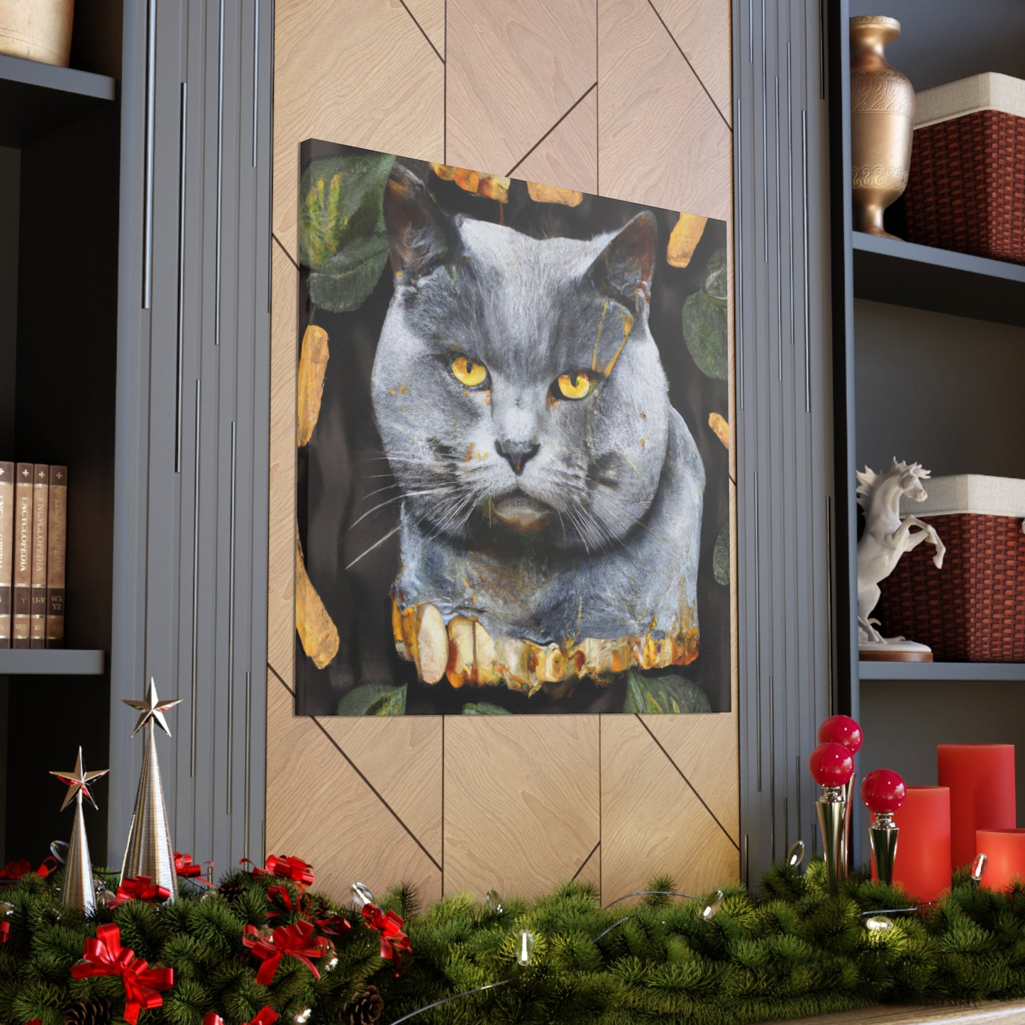 "Purrfect British Shorthair" - Canvas