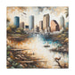 "Cityscapes of Tampa" - Canvas