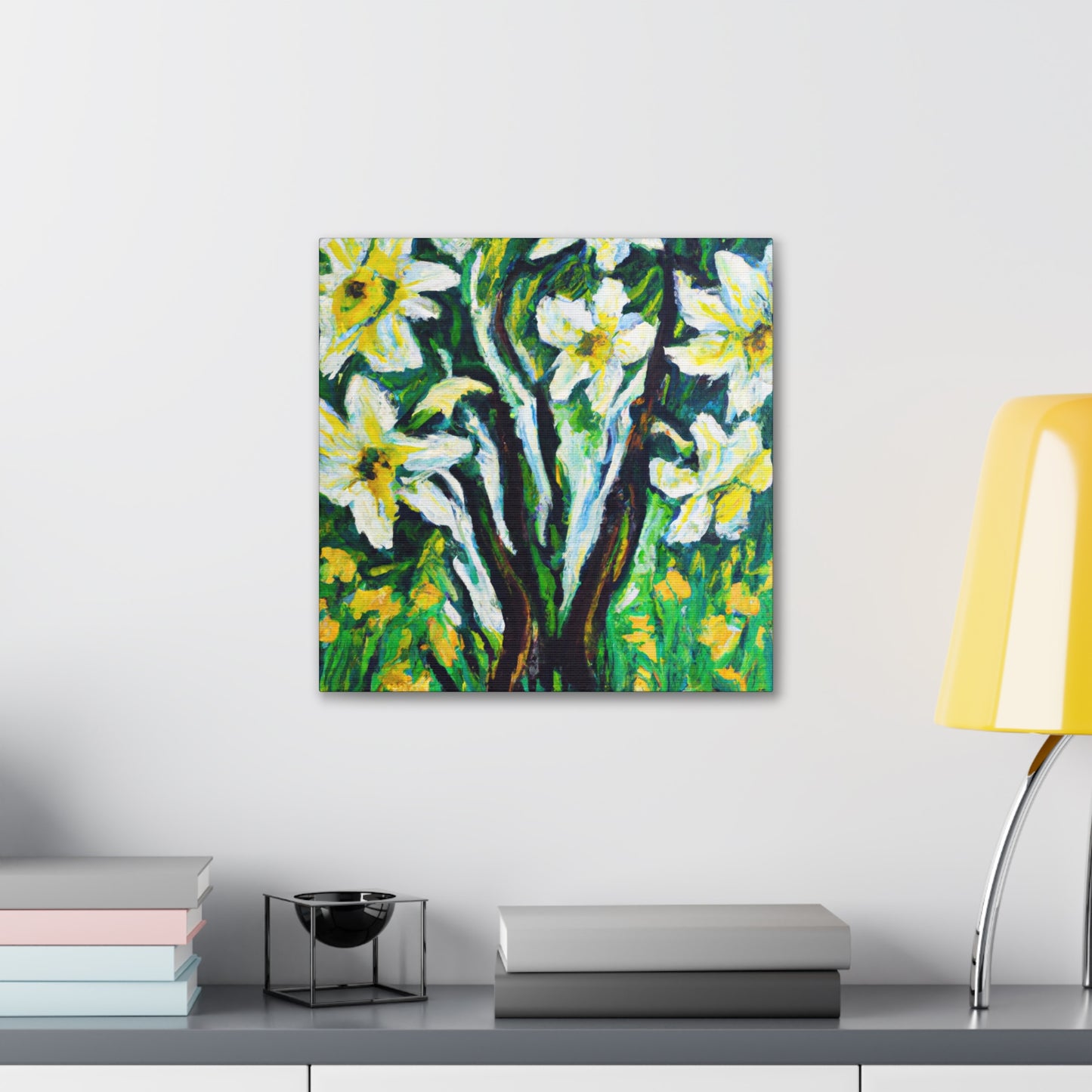 "Bright Daffodil Radiantly" - Canvas