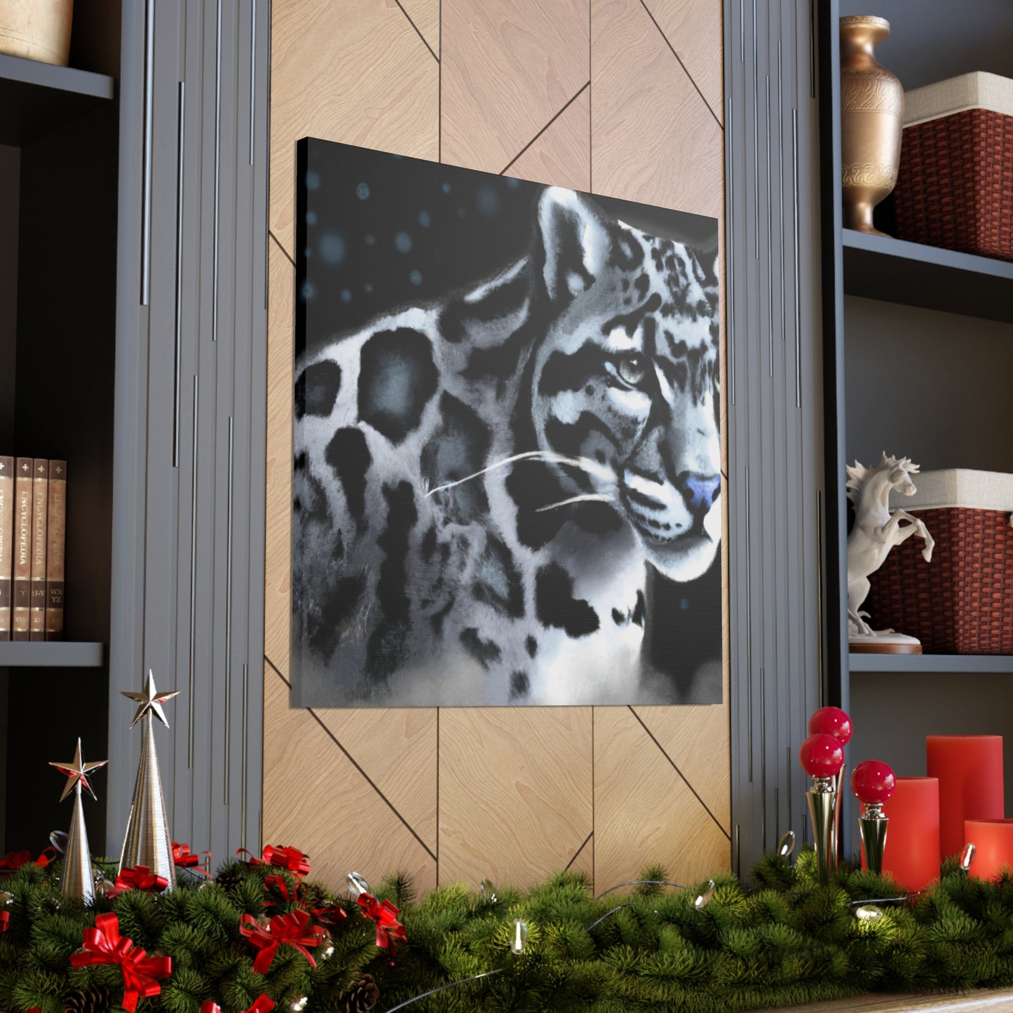 Clouded Leopard Majesty - Canvas