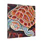 "Turtle Solitaire Magnificence" - Canvas