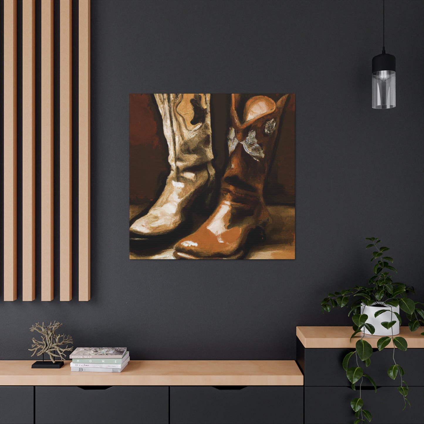 "Fading Footwear Memories" - Canvas