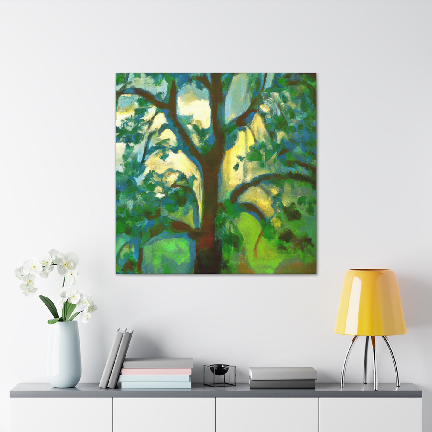 "Elm in Splendid Bloom" - Canvas