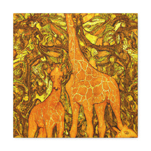 Giraffe in Grandeur - Canvas