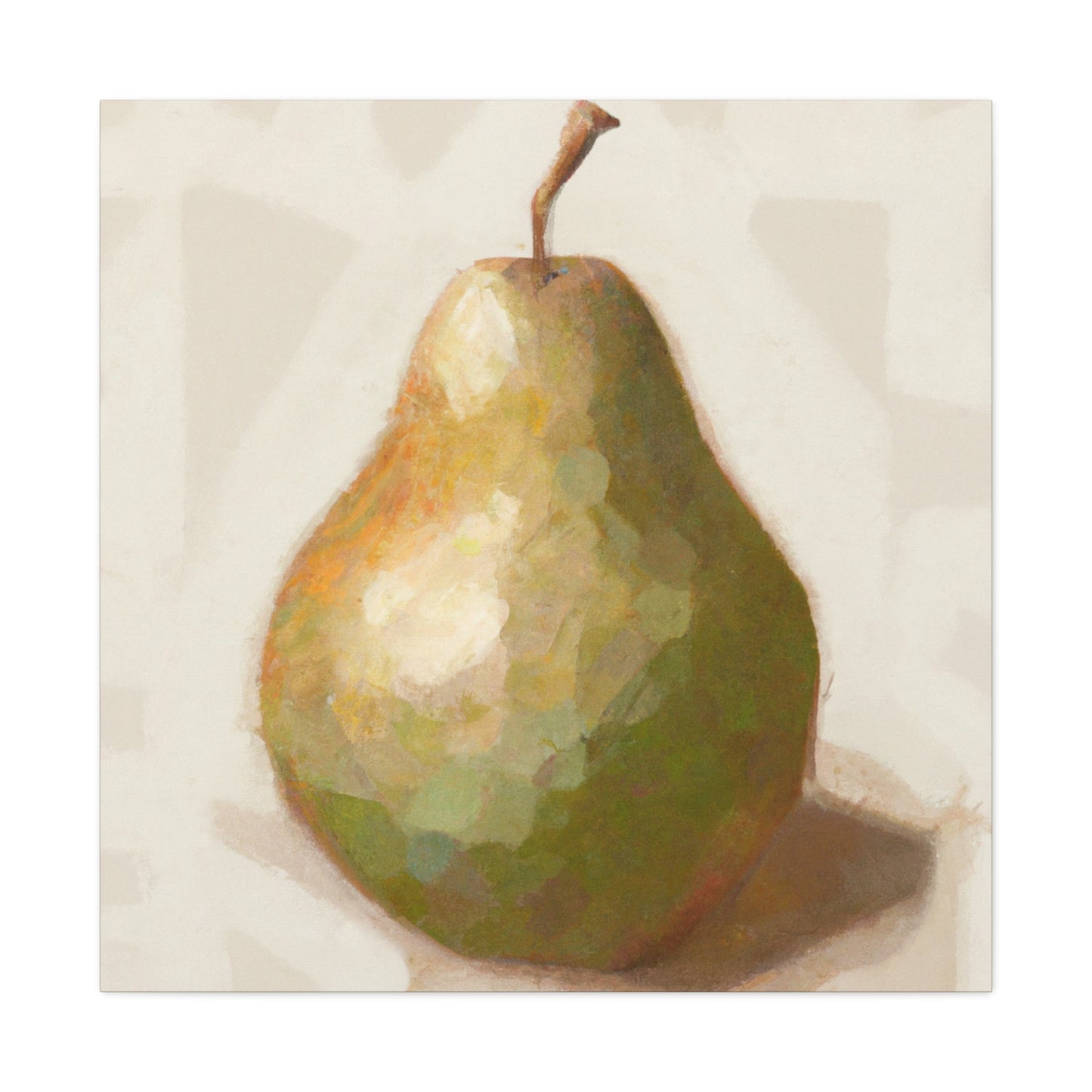 "Pear in Pastels" - Canvas