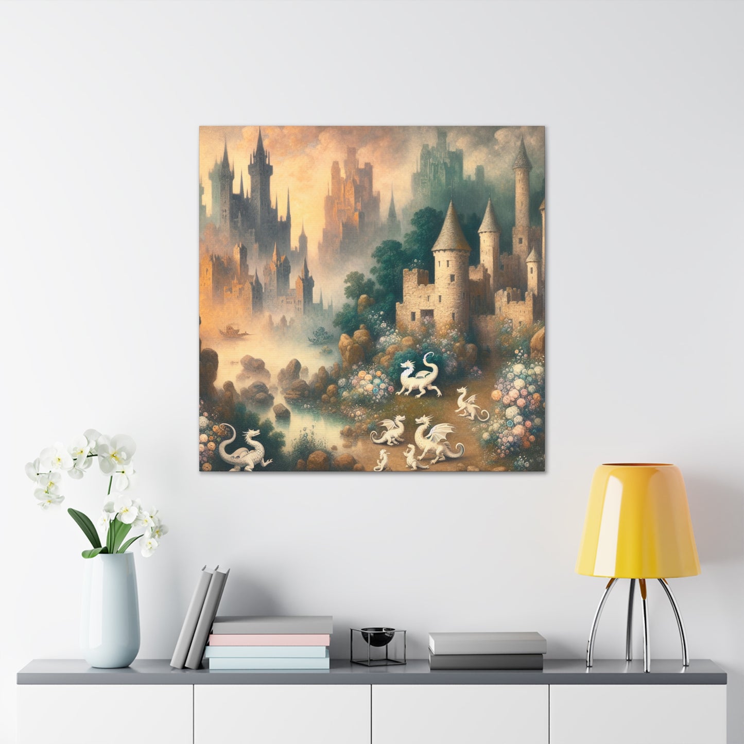 Dragon's Renaissance Revelry - Canvas