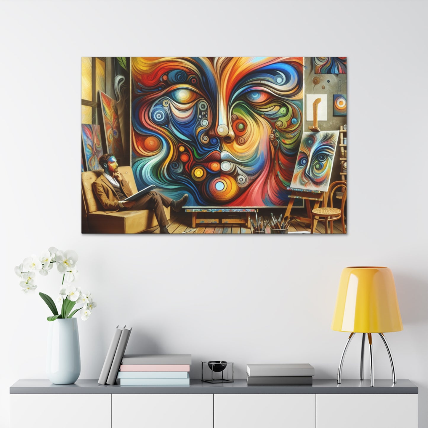 Surreal Whispers Unveiled - Canvas