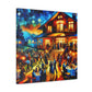 Euphoric Garden Gathering - Canvas