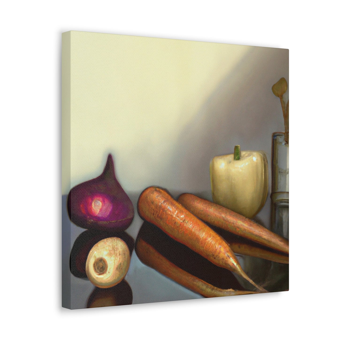 Vegetables in Oil Painting - Canvas