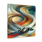 Racing Spirals - Canvas