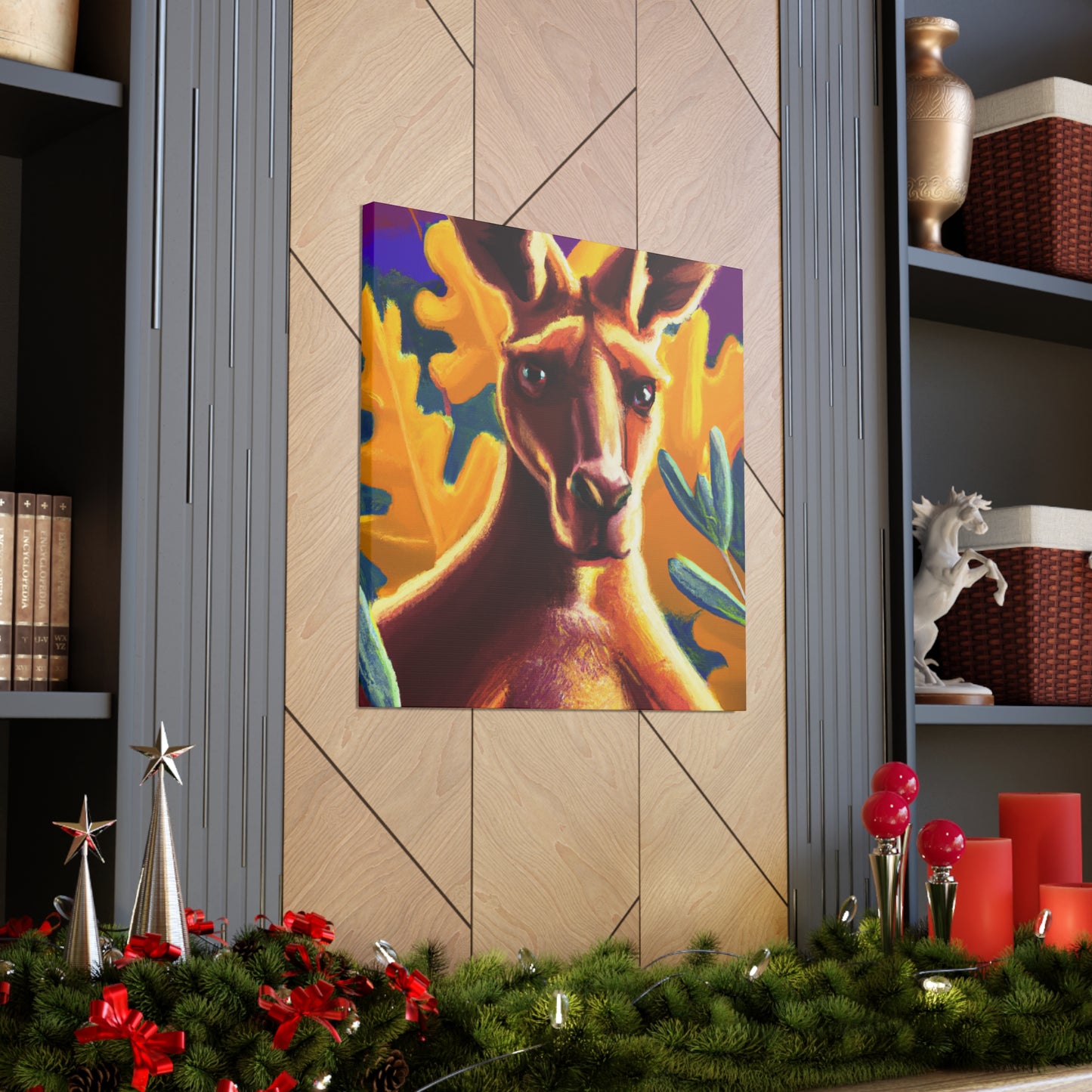 Kangaroo in Nature - Canvas