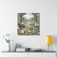 Whimsical Flora Haven - Canvas