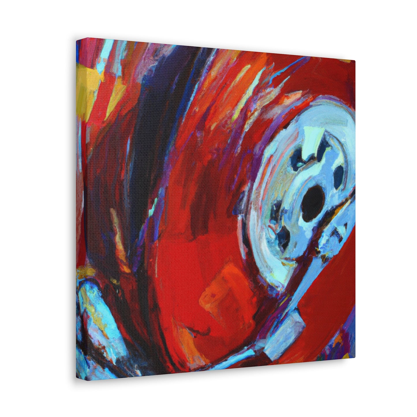 Reeling Tape Memories - Canvas