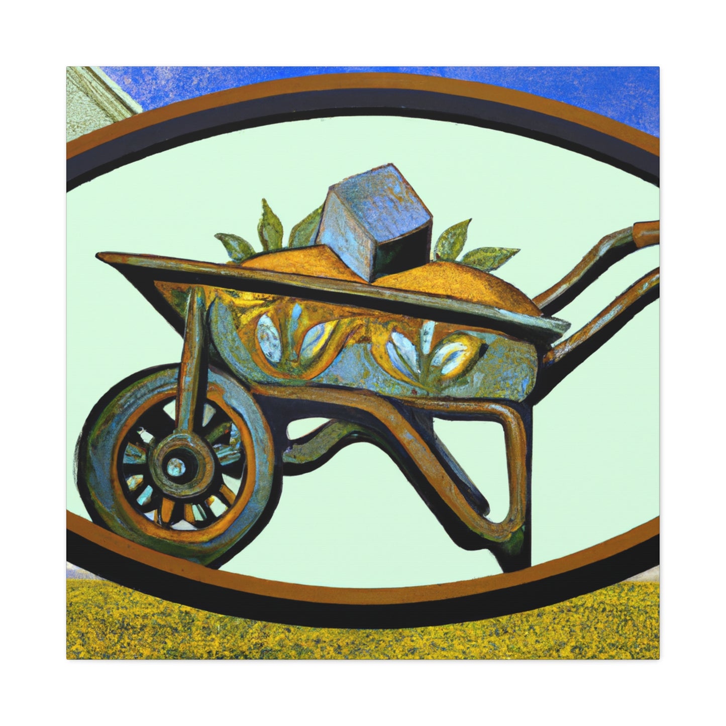 Wheelbarrow of Grandeur - Canvas