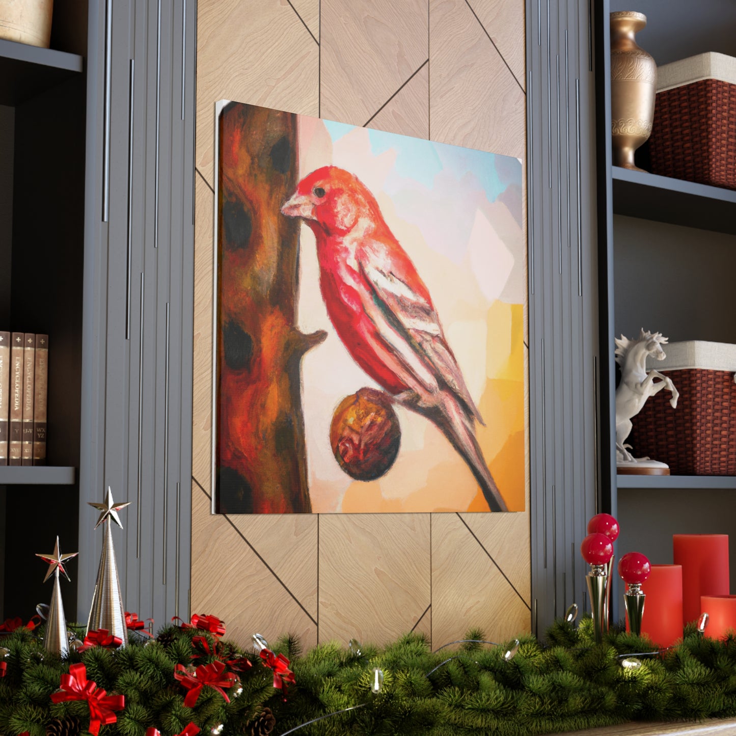 House Finch Surrealism - Canvas