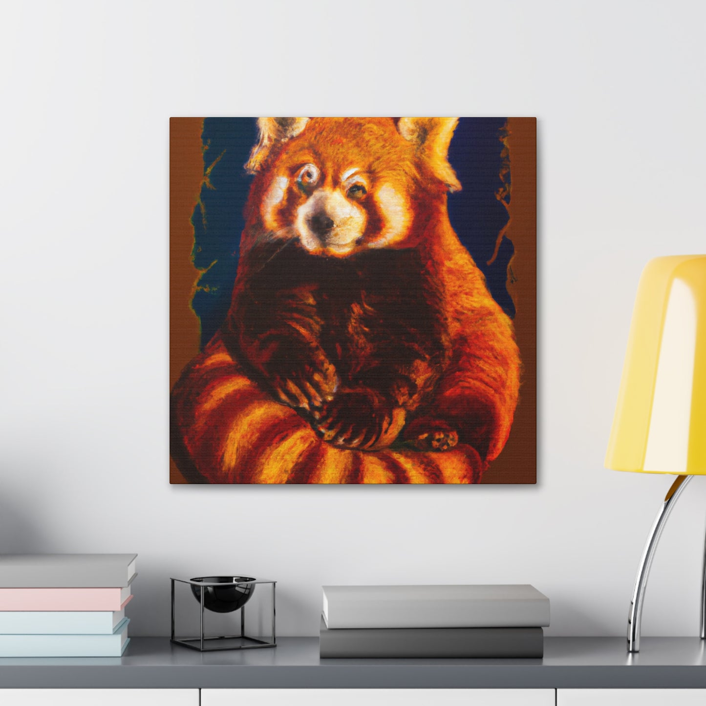 Red Panda Majesty - Canvas