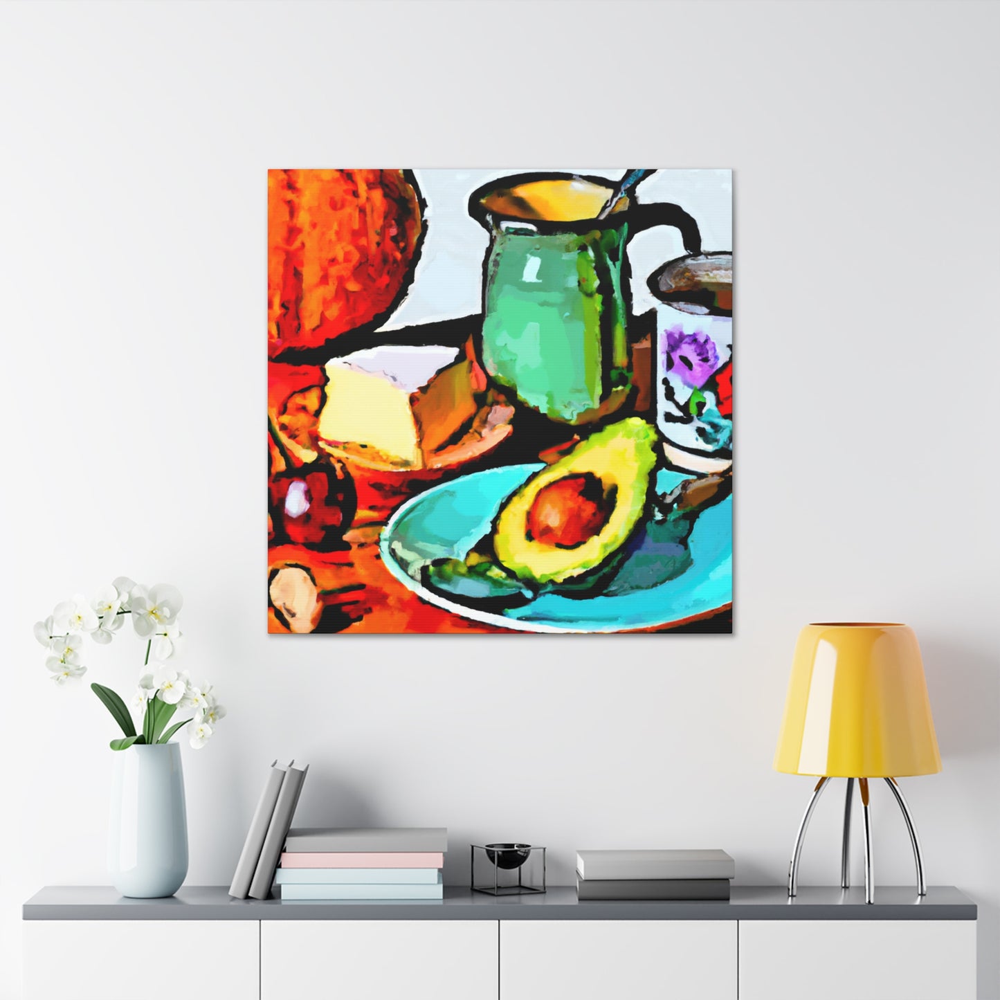 Dining in Regal Splendor - Canvas